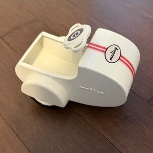 Retired Maileg White Metal Mouse Scooter Toy